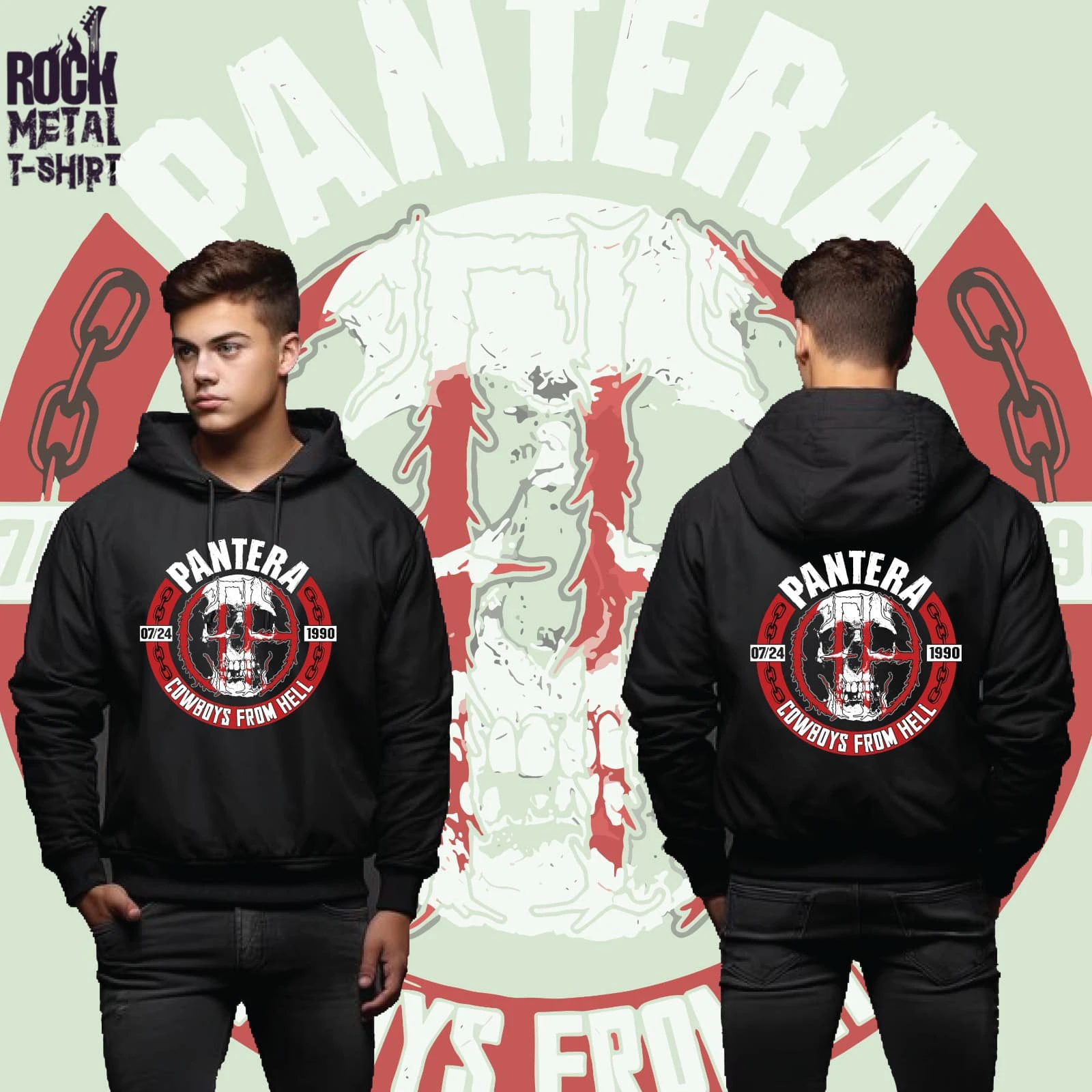 The Cult Rockwear Preta Metal Oversized Mens Tee In Lowest Price Only In Dhaka